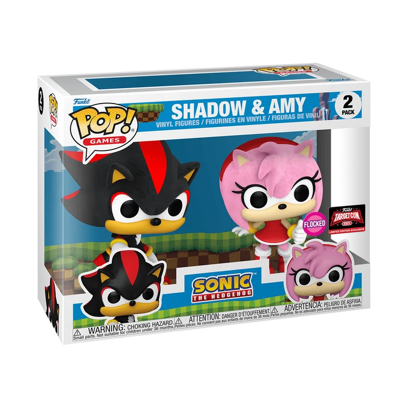 Shadow & Amy #2 PACK Funko Pop from Sonic The Hedgehog