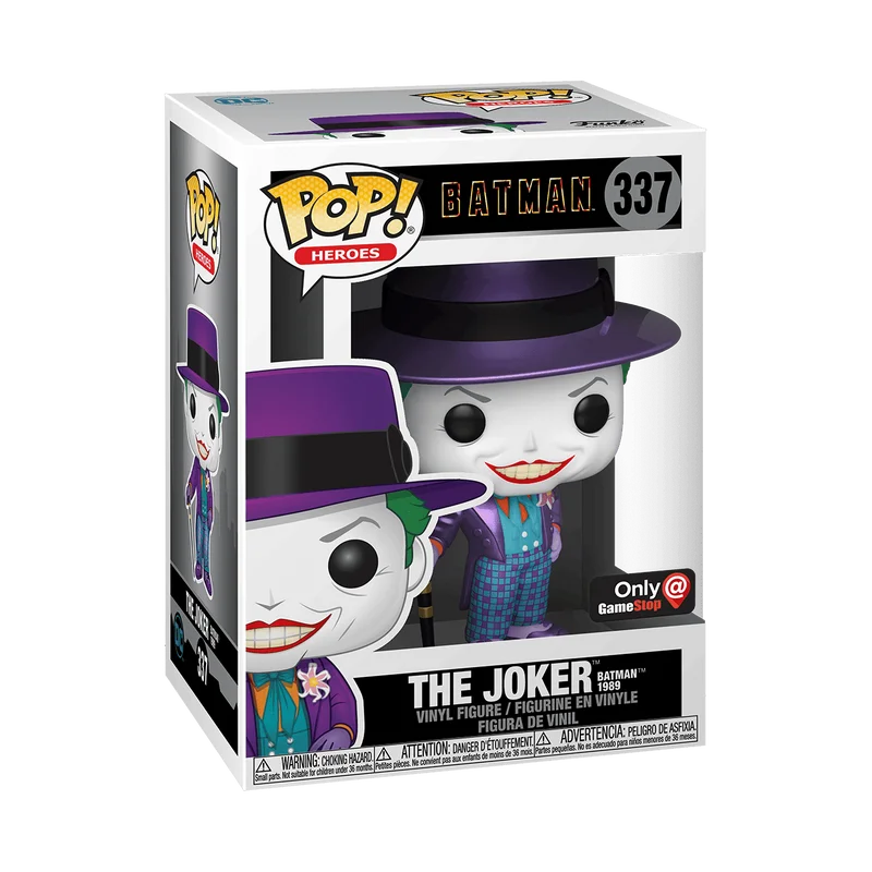 The Joker Batman 1989 #337 Funko Pop from DC Comics
