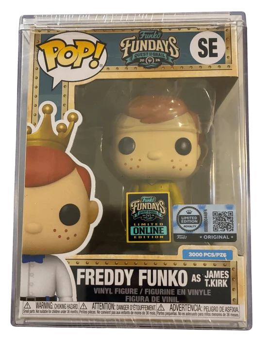 Freddy Funko as James T. Kirk #SE Funko Pop from Funko Fundays