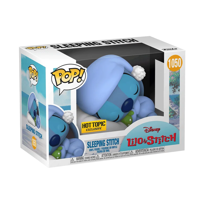 Sleeping Stitch #1050 Funko Pop from Lilo & Stitch
