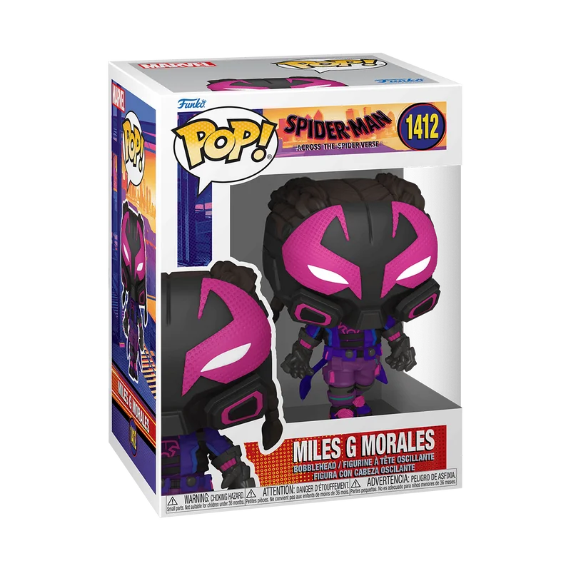Miles G Morales #1412 Funko Pop from Spider-Man Across the Spiderverse