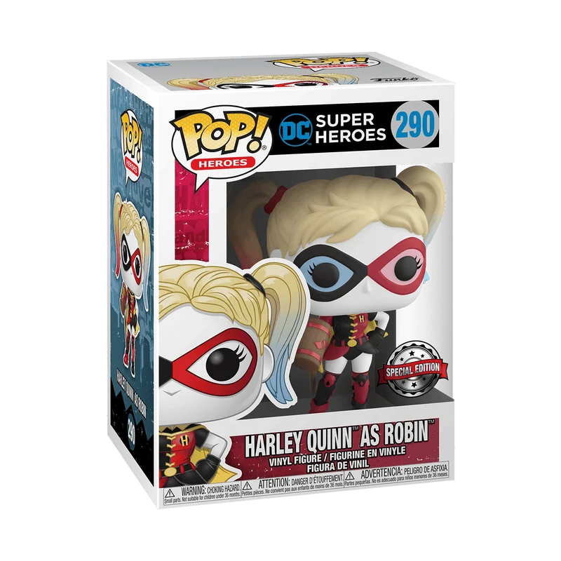 Harley Quinn as Robin #290 Funko Pop from DC Super Heroes