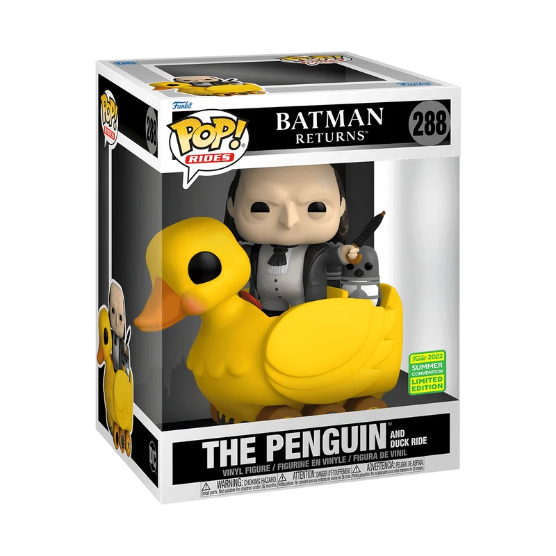 The Penguin and Duck Ride #288 Funko Pop from DC Comics