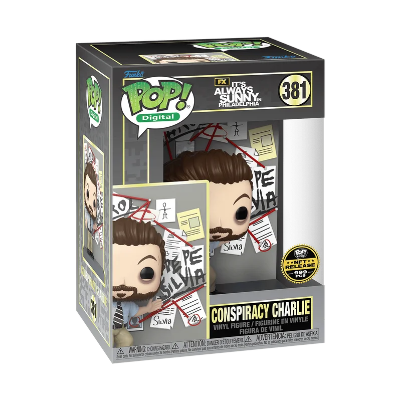 Conspiracy Charlie #381 Funko Pop from It's Always Sunny in Philadelphia