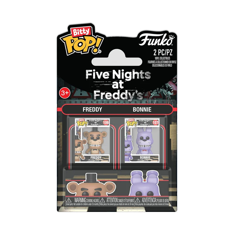 Freddy Fazbear & Bonnie the Rabbit #2 PACK Funko Pop from Five Nights at Freddy's