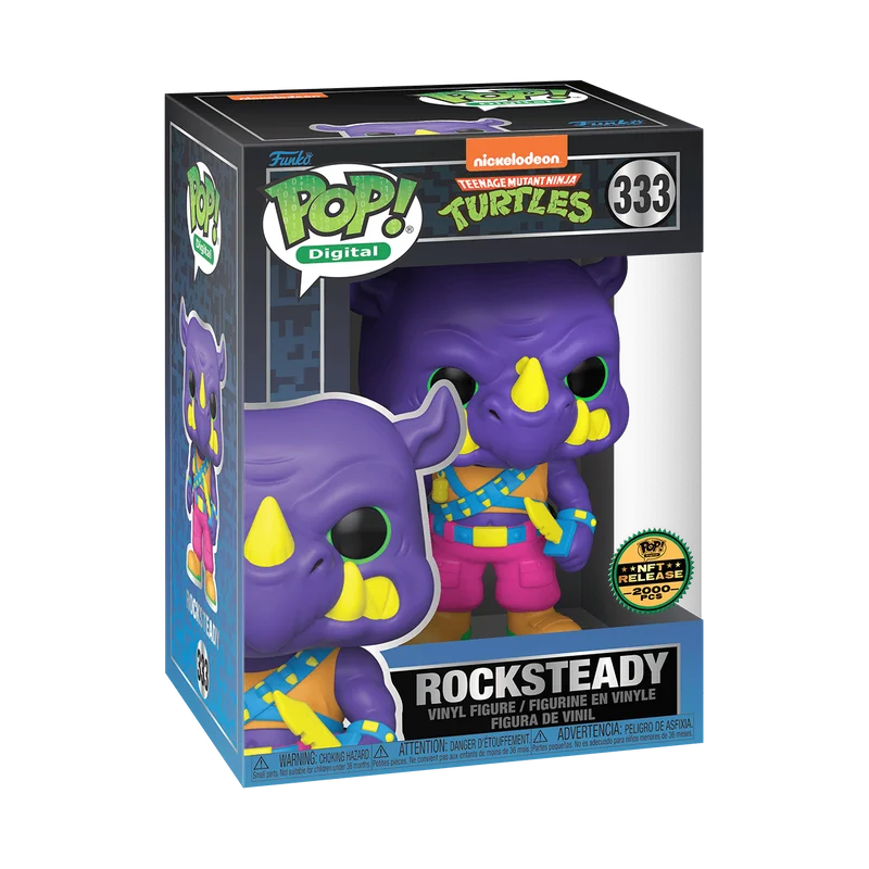Rocksteady #333 Funko Pop from Teenage Mutant Ninja Turtles