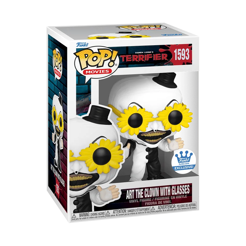 Art the Clown with Glasses #1593 Funko Pop from Terrifier