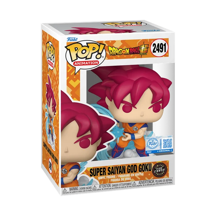 Super Saiyan God Goku #2491 Funko Pop from Dragon Ball Super