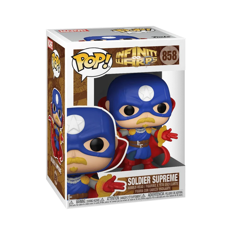 Soldier Supreme #858 Funko Pop from Marvel