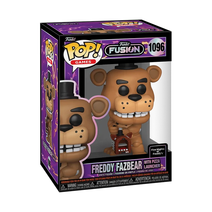 Freddy Fazbear with Pizza Launcher #1096 Funko Pop from Funko Fusion