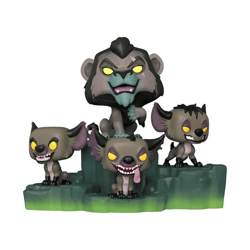 Villains Assemble: Scar with Hyenas #1204 Funko Pop from Disney