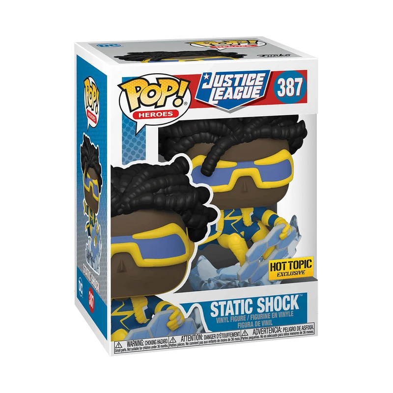 Static Shock #387 Funko Pop from Justice League