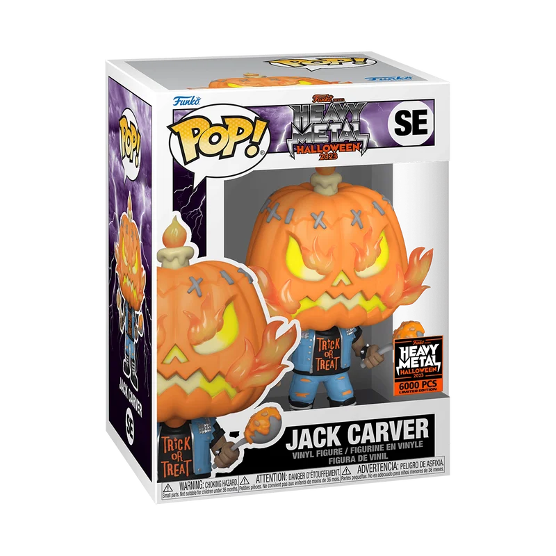 Jack Carver #SE Funko Pop from Heavy Metal Halloween 2023