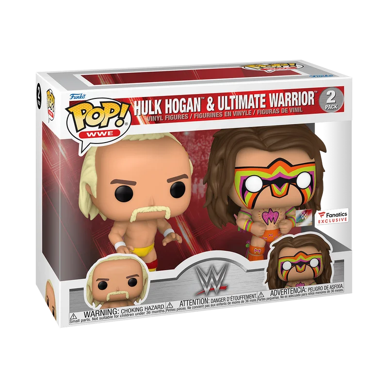 Hulk Hogan & Ultimate Warrior #2 PACK Funko Pop from WWE