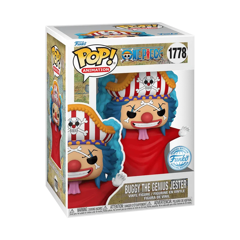 Buggy The Genius Jester #1778 Funko Pop from One Piece