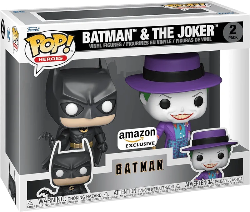 Batman & The Joker #2 PACK Funko Pop from Batman 1989