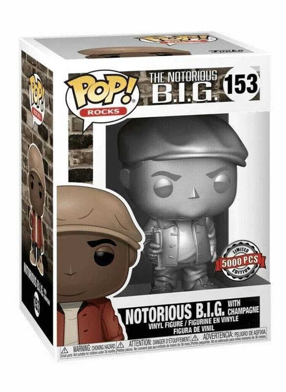 Notorious B.I.G. with Champagne #153 Funko Pop from Notorious B.I.G