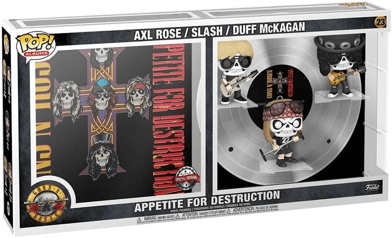 Axl Rose / Slash / Duff McKagan #23 Funko Pop from Guns N Roses