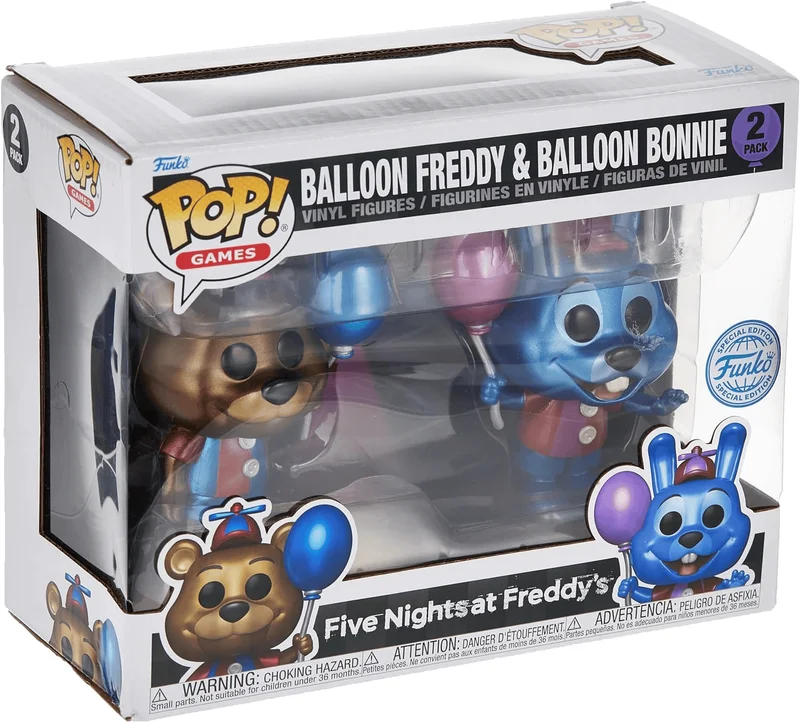 Balloon Freddy & Balloon Bonnie #2 PACK Funko Pop from Five Nights at Freddy`s