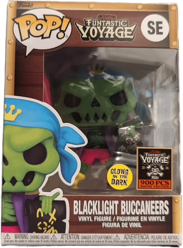 Blacklight Buccaneers #SE Funko Pop from Freddy`s Funtastic Voyage
