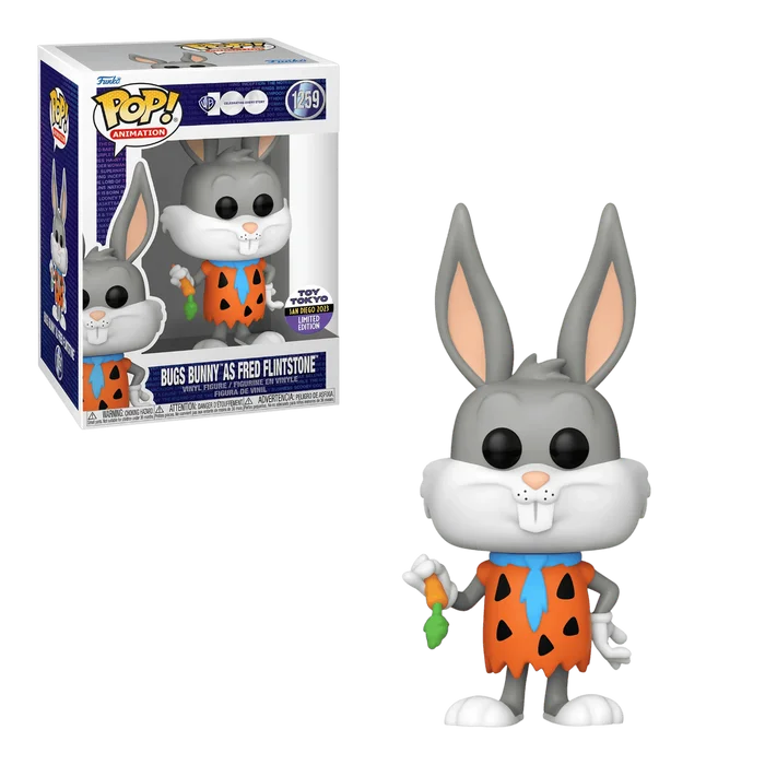 Bugs Bunny as Fred Flintstone #1259 Funko Pop from Warner Bros 100
