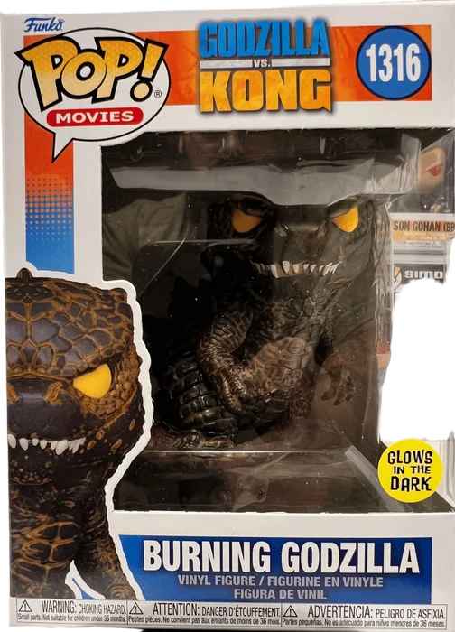 Burning Godzilla #1316 Funko Pop from Godzilla vs Kong