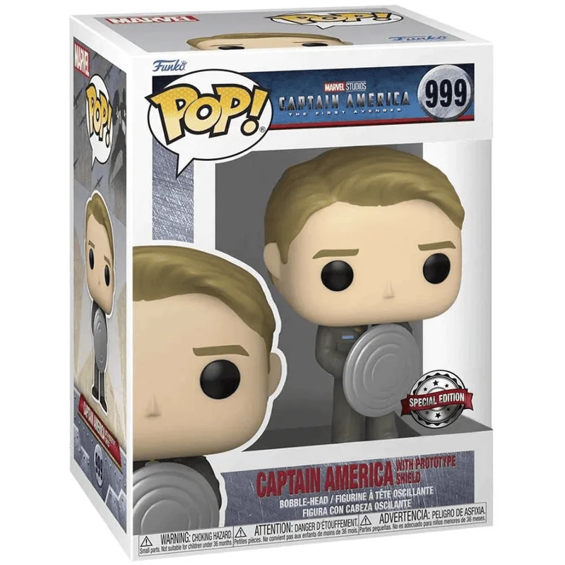 Captain America with Prototype Shield #999 Funko Pop from Captain America the first avenger