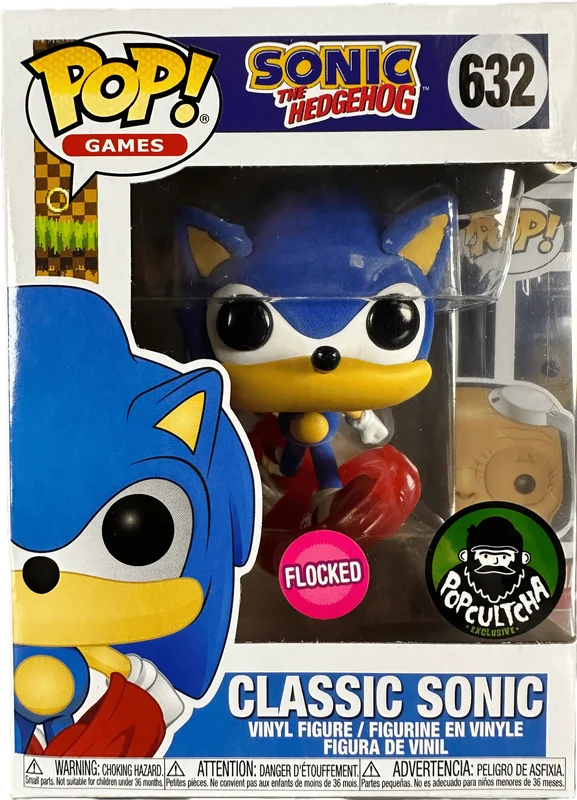 Classic Sonic #632 Funko Pop from Sonic The Hedgehog