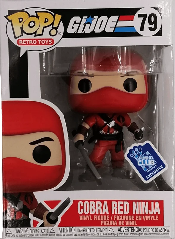 Cobra Red Ninja #79 Funko Pop from G.I. Joe
