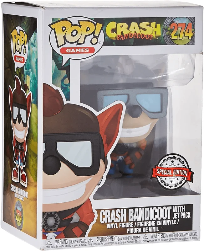 Crash Bandicoot with Jet Pack #274 Funko Pop from Crash Bandicoot