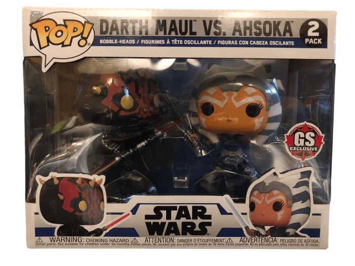 Darth Maul vs. Ahsoka #2 PACK Funko Pop from Star Wars