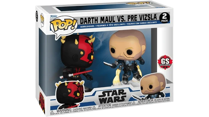 Darth Maul vs. Pre Vizsla #2 PACK Funko Pop from Star Wars