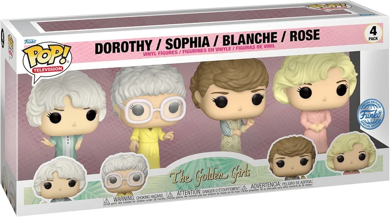 Dorothy / Sophia / Blanche / Rose #4 PACK Funko Pop from The Golden Girls