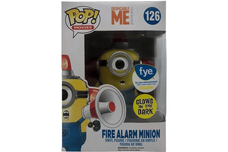 Fire Alarm Minion #126 Funko Pop from Despicable Me
