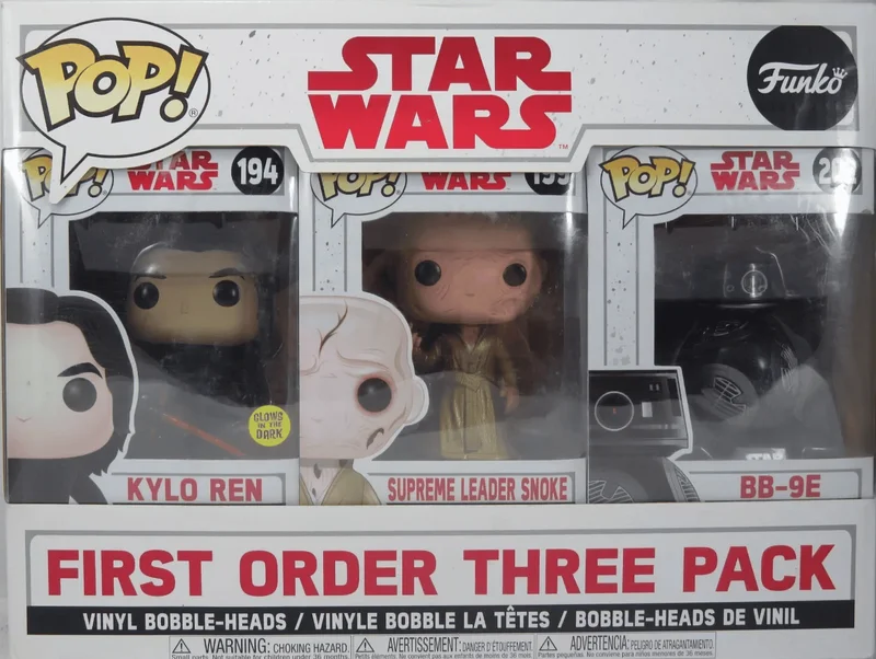 First Order Three Pack Funko Pop from Star Wars