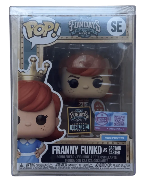 Franny Funko as Captain Carter #SE Funko Pop from Funko Fundays