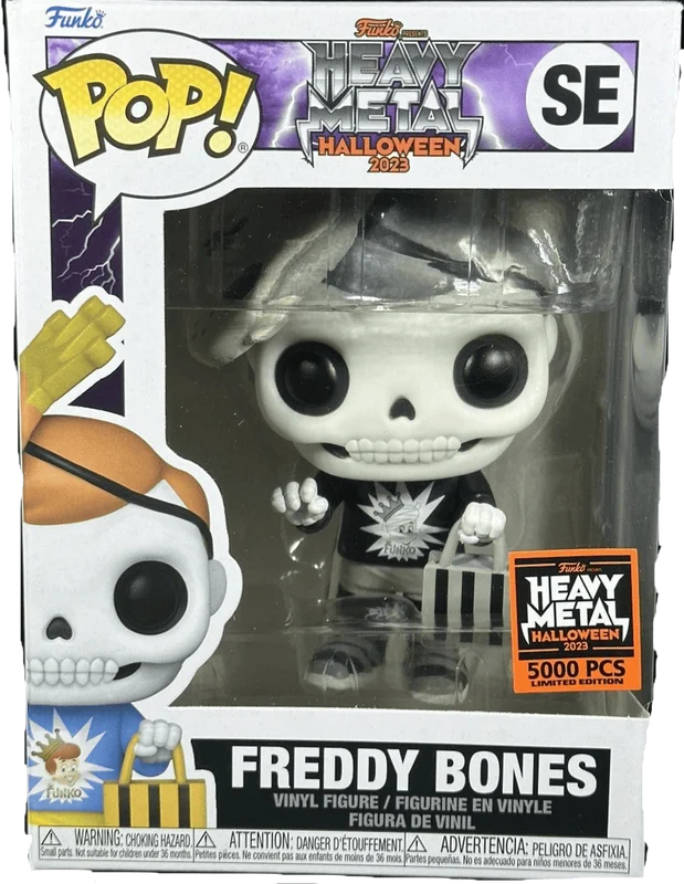 Freddy Bones #SE Funko Pop from Heavy Metal Halloween 2023