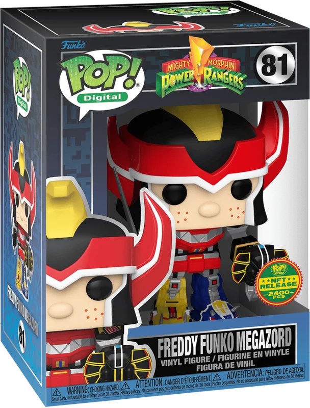 Freddy Funko Megazord #81 Funko Pop from Mighty Morphin Power Rangers