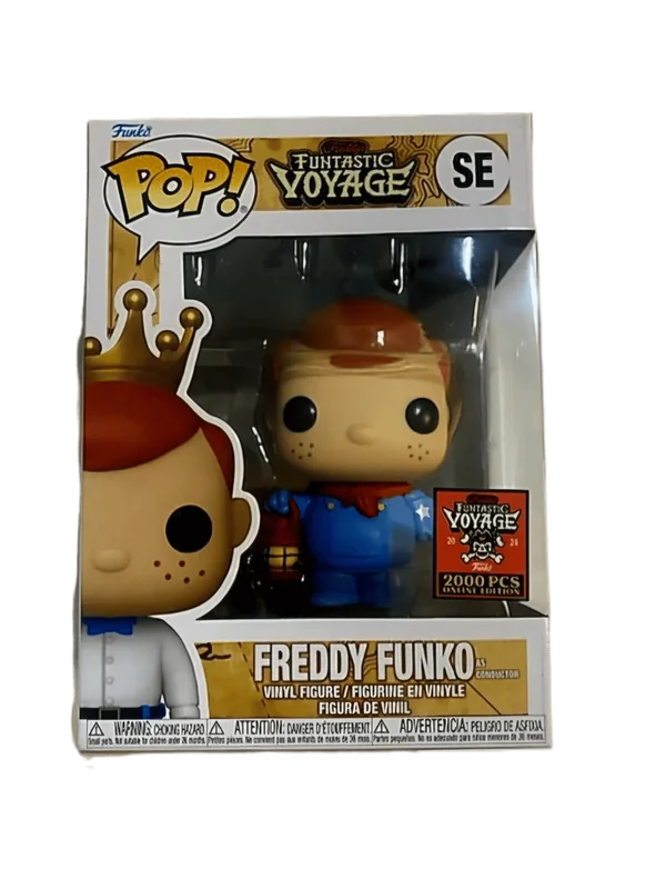 Freddy Funko as Conductor #SE Funko Pop from Freddy`s Funtastic Voyage