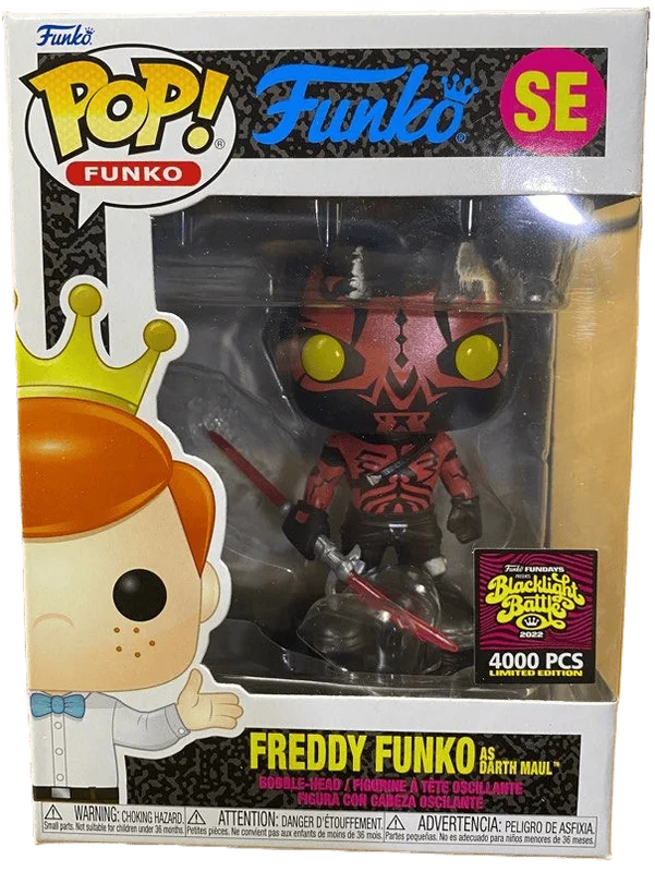 Freddy Funko As Darth Maul #SE Funko Pop from Freddy Funko