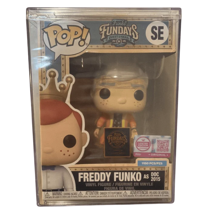 Freddy Funko as Doc 2015 #SE Funko Pop from Funko Fundays