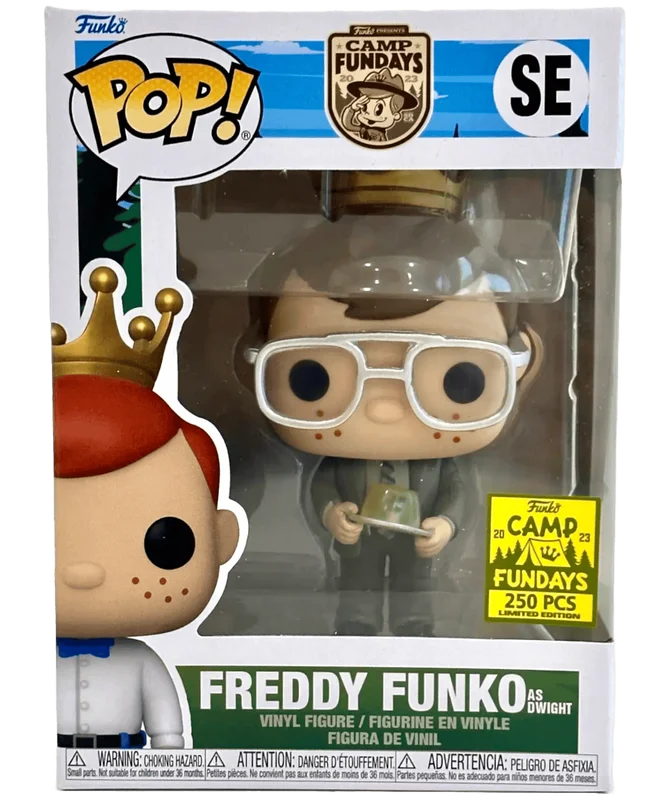 Freddy Funko as Dwight #SE Funko Pop from Camp Fundays