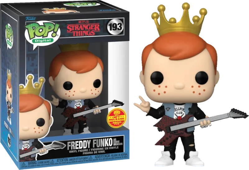 Freddy Funko as Eddie Munson #193 Funko Pop from Stranger Things