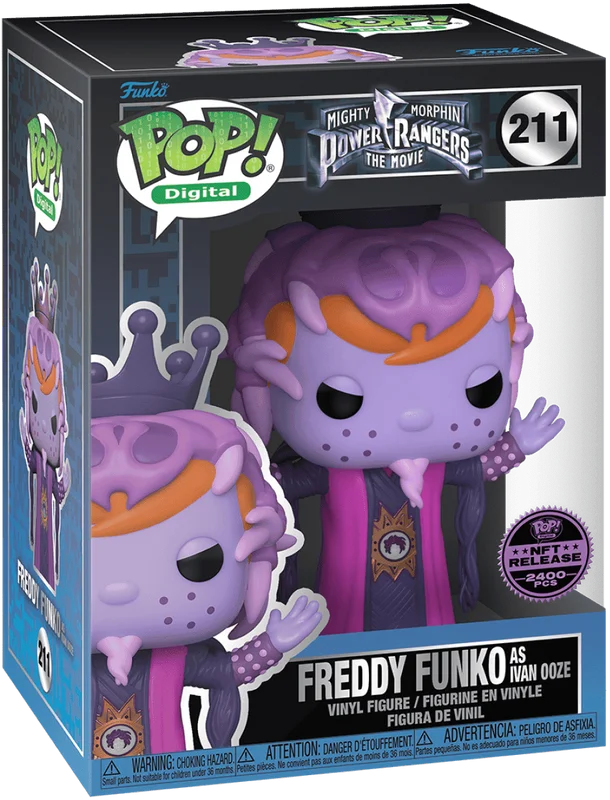 Freddy Funko as Ivan Ooze #211 Funko Pop from Mighty Morphin Power Rangers