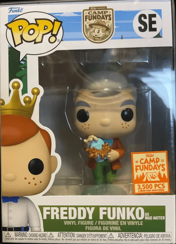 Freddy Funko as Mad Hatter #SE Funko Pop from Camp Fundays