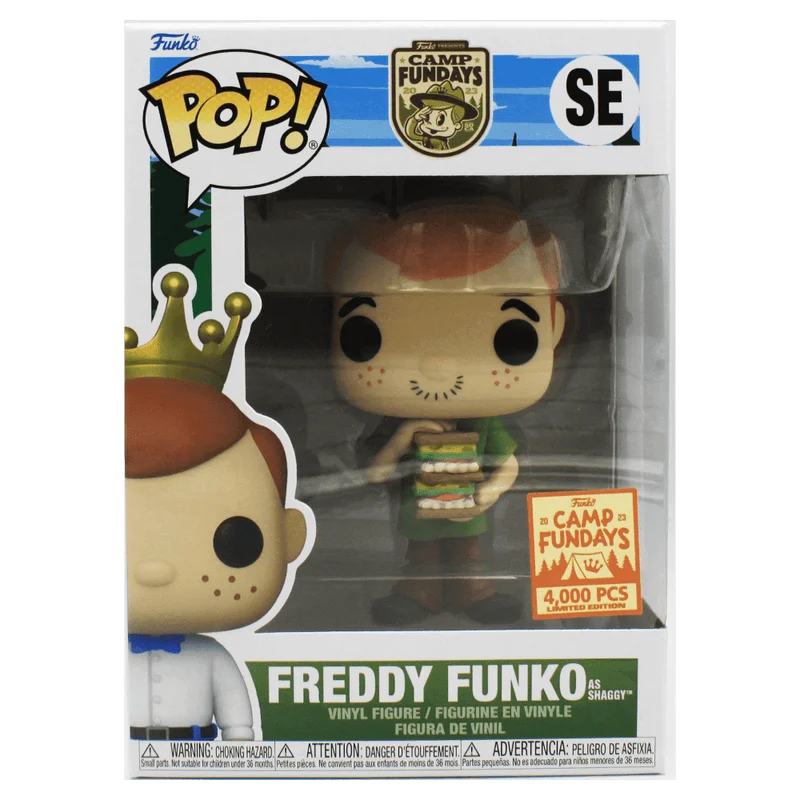 Freddy funko as Shaggy #SE Funko Pop from Camp Fundays