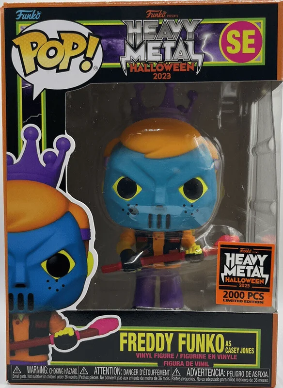 Freddy Funko as Casey Jones #SE Funko Pop from Heavy Metal Halloween 2023