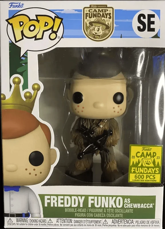 Freddy Funko as Chewbacca #SE Funko Pop from Camp Fundays