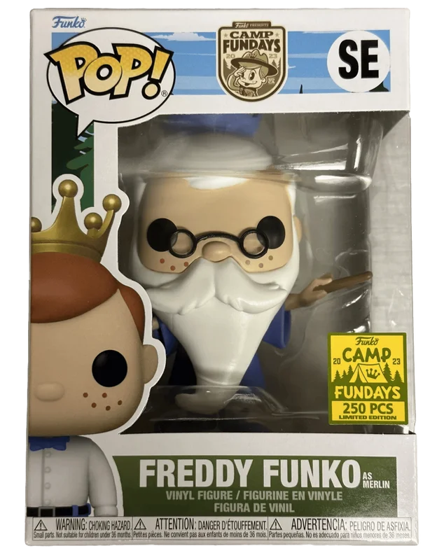 Freddy Funko as Merlin #SE Funko Pop from Camp Fundays