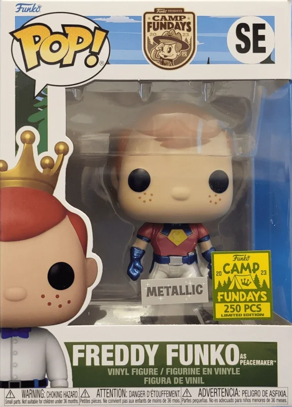 Freddy Funko as Peacemaker #SE Funko Pop from Camp Fundays